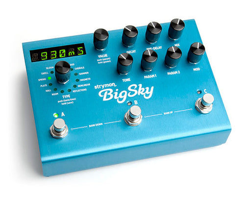 Strymon BigSky Reverberator Reverb Pedal