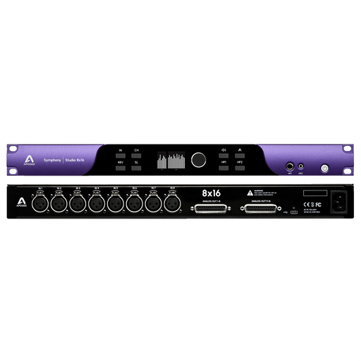 Apogee Symphony Studio 8x16 8 Mic/Line IN x 16 OUT USB-C Audio Interface with Input and Output DSP Monitor Calibration and Control