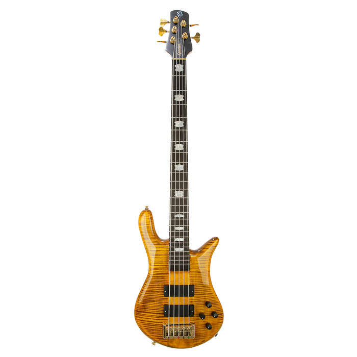 Spector Euro5 LT Weight Relieved 5-String Bass Guitar - Tiger Eye Gloss - New