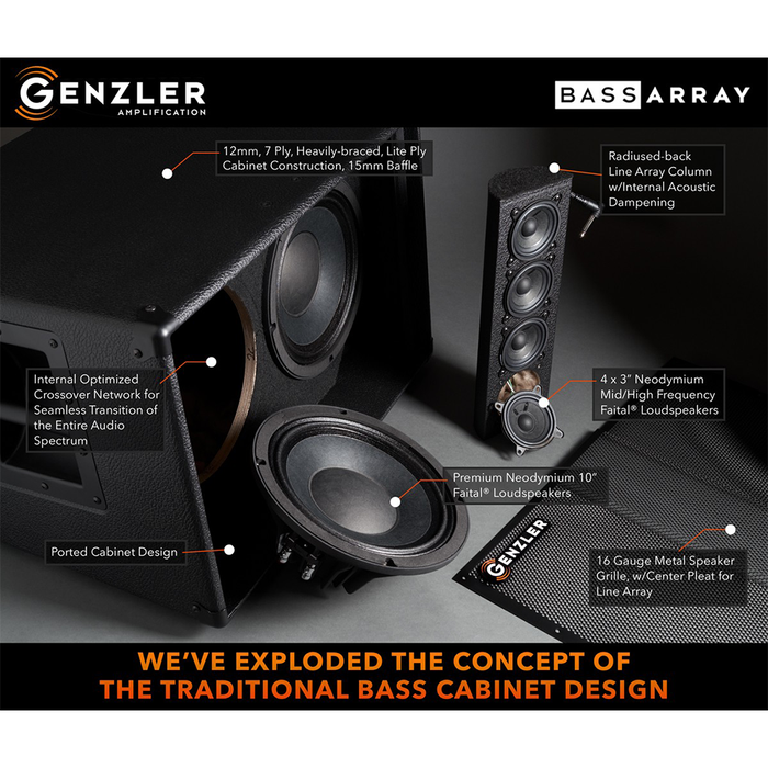 Genzler BA2-210-3SLT Bass Array Cabinet