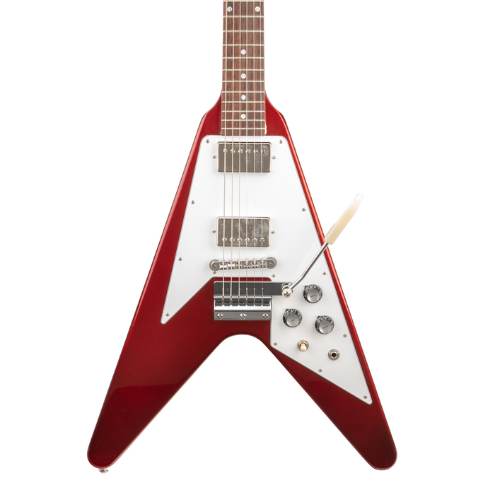 Gibson Custom Shop 1967 Flying V with Maestro Vibrola VOS Electric Guitar - Sparkling Burgundy - #100277