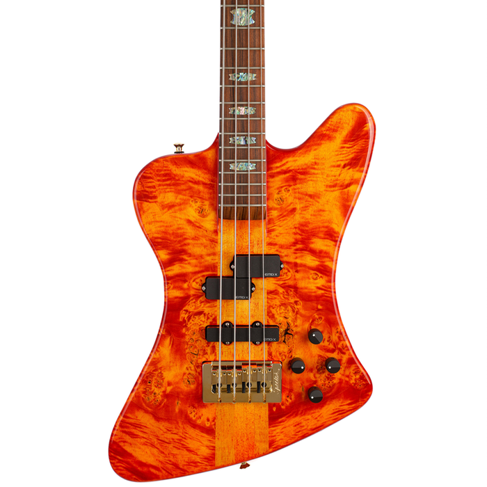 Spector X Series USA Custom NS-2X Bass Guitar - Solar Flare - New