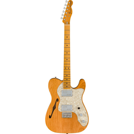 Fender American Vintage II 1972 Telecaster Thinline Electric Guitar - Maple Fingerboard, Aged Natural