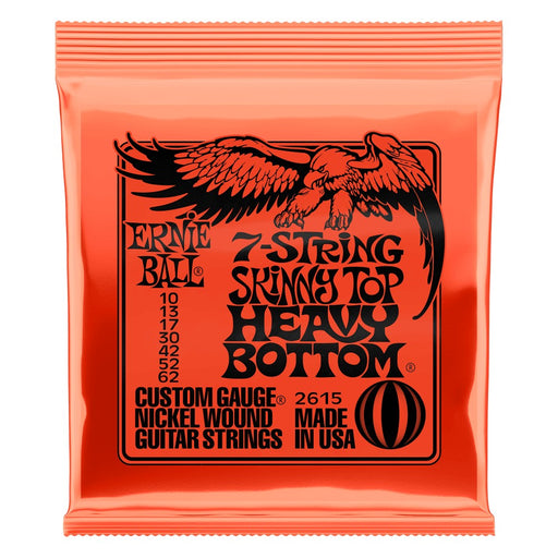 Ernie Ball 2615 Skinny Top Heavy Bottom Slinky Nickel Wound Electric Guitar Strings - .010-.062 7-String