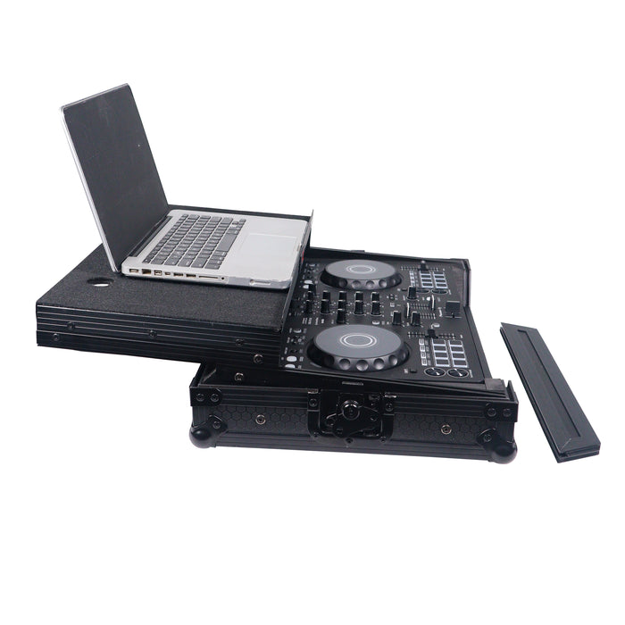 ProX X-DDJFLX4LTBL ATA Flight Road Case with Laptop Shelf - Black