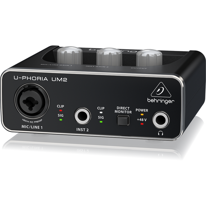 Behringer U-PHORIA UM2 2x2 USB Audio Interface