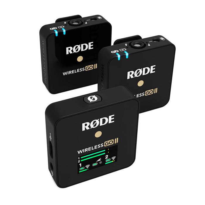 RODE Wireless Go II Compact Dual Channel Wireless Microphone System - New