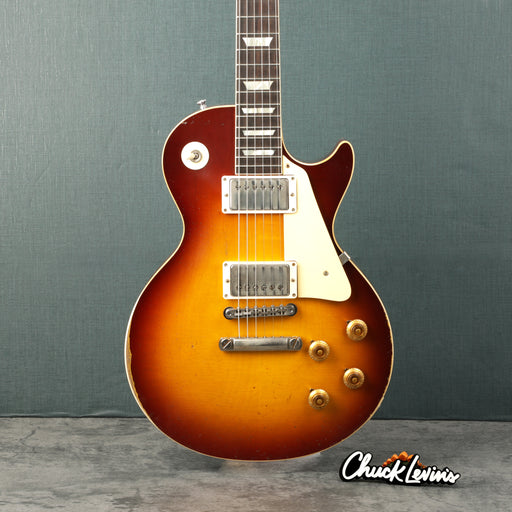 Gibson Custom Shop Murphy Lab 1958 Les Paul Standard - Ultra Heavy Aged Royal Tea Burst - CHUCKSCLUSIVE - #821495