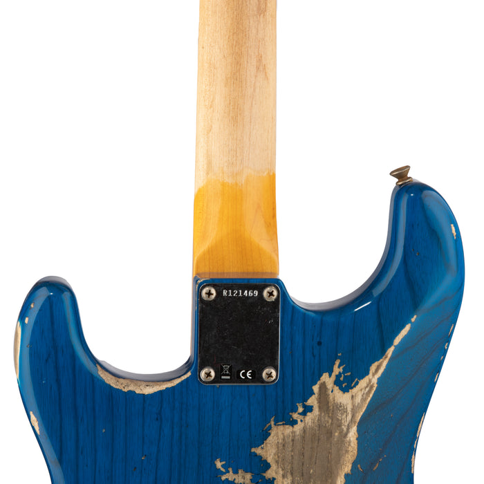 Fender Custom Shop 1962 Stratocaster Heavy Relic - Sapphire Blue Transparent - CHUCKSCLUSIVE - #R121469