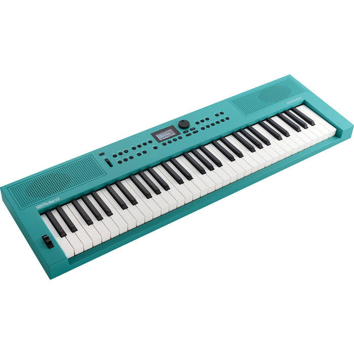 Roland GO:KEYS 3 61-Key Touch-Sensitive Portable Keyboard - Turquoise