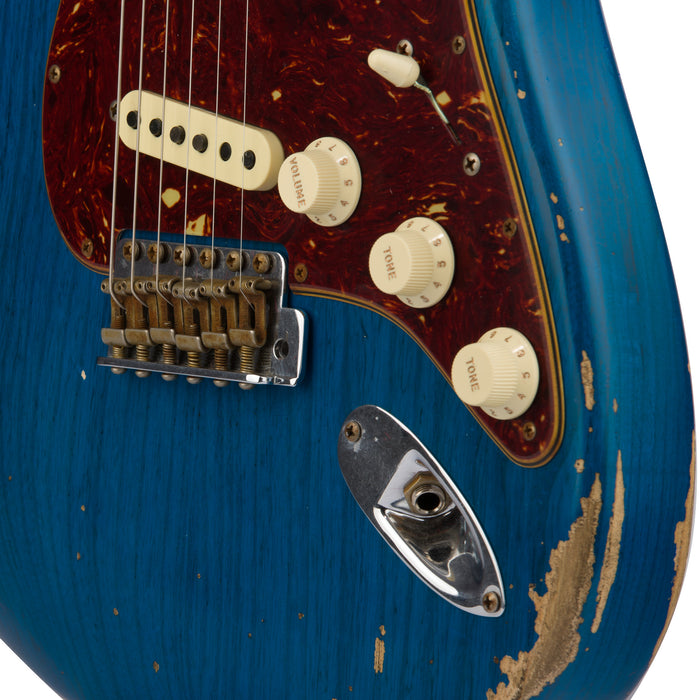 Fender Custom Shop 1956 Stratocaster Heavy Relic - Sapphire Blue Transparent - CHUCKSCLUSIVE - #R120151