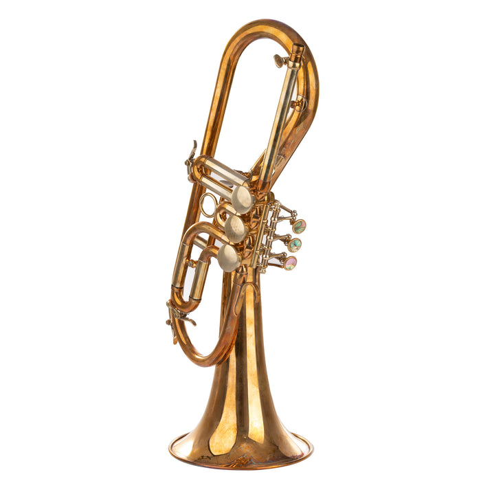 Schagerl "Killer Queen" Rotary Valve Flugelhorn - Raw Brass