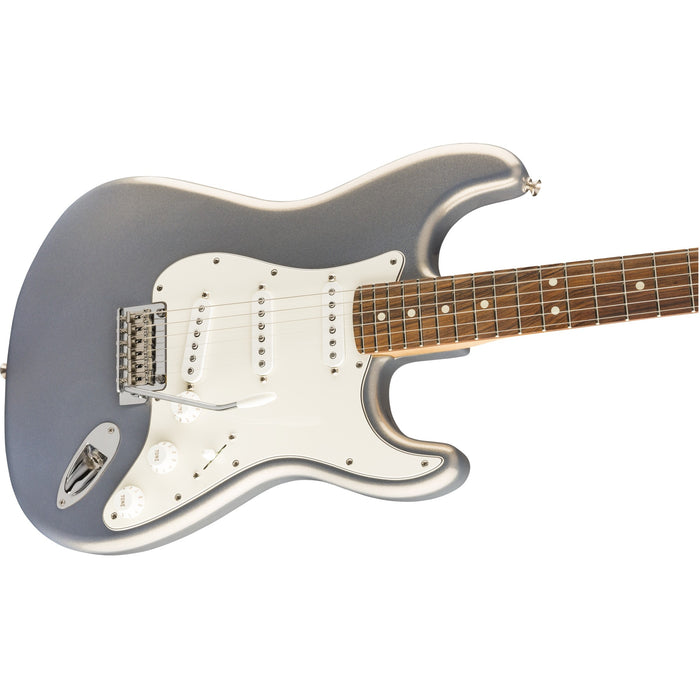 Fender Player Stratocaster Electric Guitar - Silver, Pau Ferro Fingerboard - New