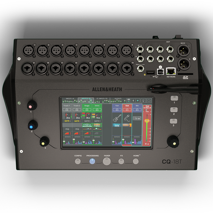 Allen & Heath CQ-18T Ultra-Compact 96 kHz Digital Audio Mixer