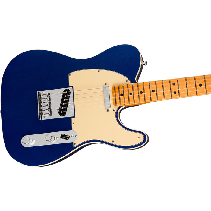 Fender American Ultra Telecaster Electric Guitar, Maple Fingerboard - Cobra Blue - New