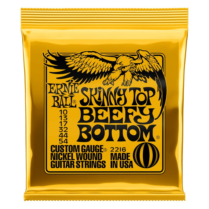 Ernie Ball 2216 Skinny Top Beefy Bottom Slinky Nickel Wound Electric Guitar Strings - .010-.054