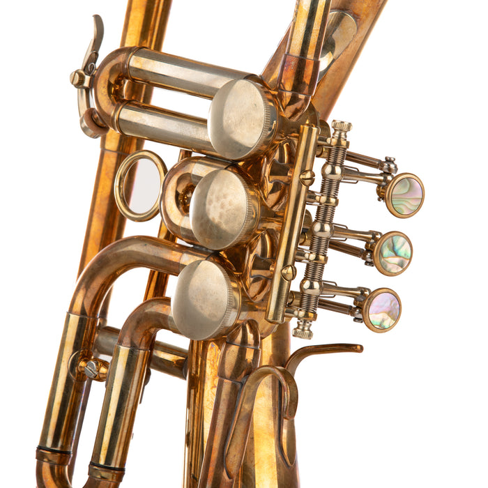 Schagerl "Killer Queen" Rotary Valve Flugelhorn - Raw Brass