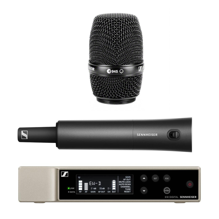 Sennheiser EW-D 945 Digital Handheld Wireless System with e945 Capsule - Q1-6 Frequency