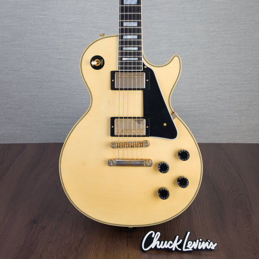 Gibson Custom Shop Murphy Lab Les Paul Custom Light Aged Electric Guitar - Alpine White - #CS301735