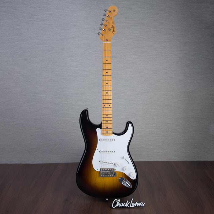 Fender Limited Edition 70th Anniversary 1954 Stratocaster NOS Guitar - Wide-Fade 2-Color Sunburst - #XN4145
