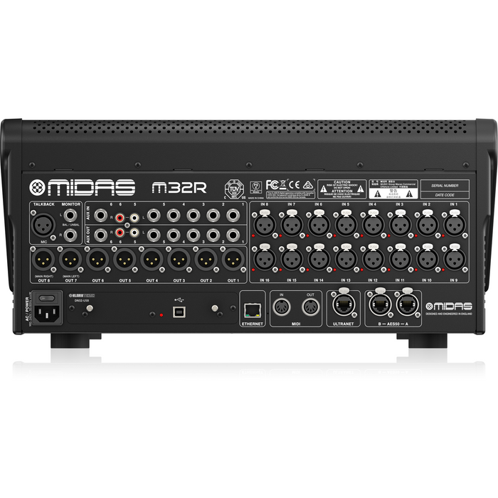 Midas M32R LIVE 32-Channel Compact Digital Mixer