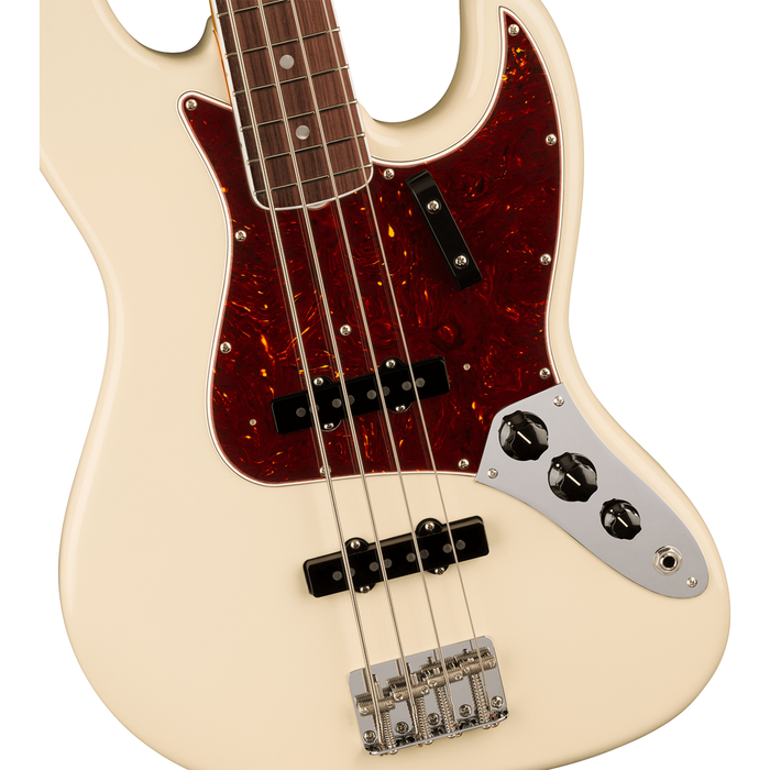 Fender American Vintage II 1966 Jazz Bass Guitar, Rosewood Fingerboard - Olympic White