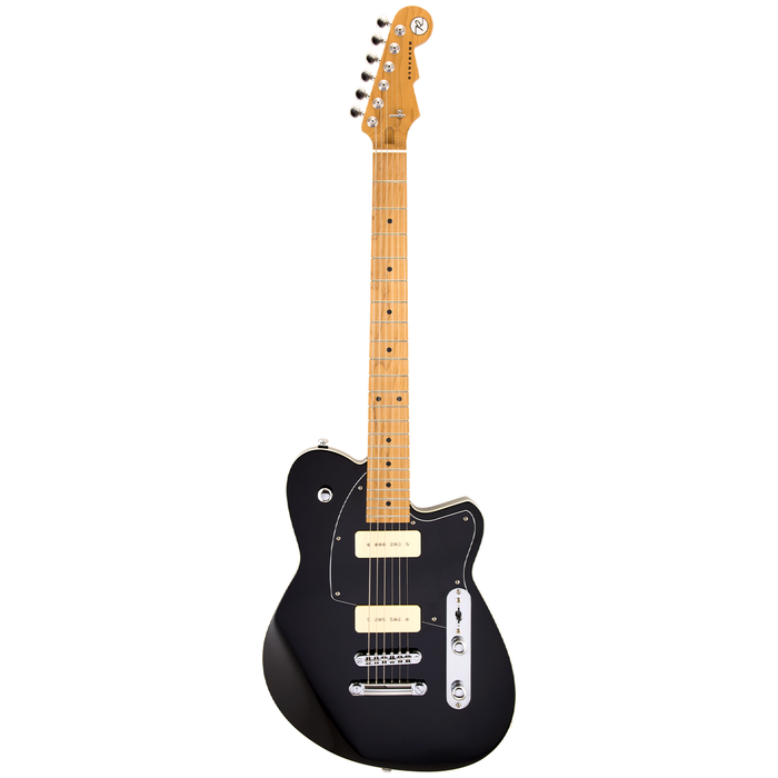 Reverend Charger 290 Electric Guitar - Midnight Black