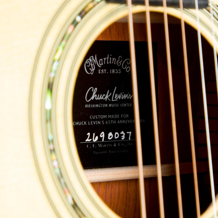 Martin Custom Shop 000-12 Swiss Spruce/Cocobolo Acoustic Guitar - CHUCKSCLUSIVE - #M2698037 - Display Model