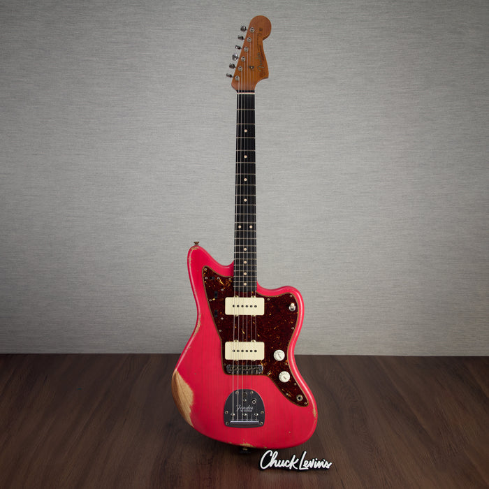 Fender Custom Shop 62 Jazzmaster Heavy Relic Electric Guitar - Watermelon King - CHUCKSCLUSIVE - #R129669