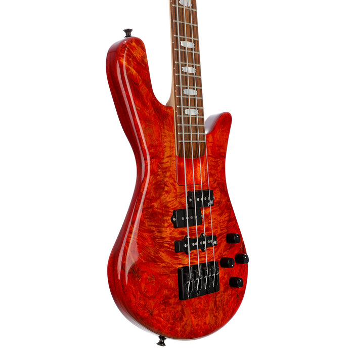 Spector USA Custom NS2 Bolt-On Bass Guitar - Inferno Red Gloss - #555