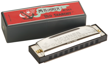 Hohner 34B-BX-C Old Standby Harmonica - Key of C
