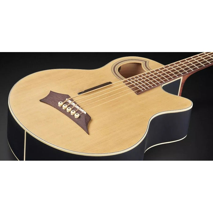 Warwick RockBass Alien Standard 5-String Acoustic Electric Bass Guitar - Natural Transparent Satin