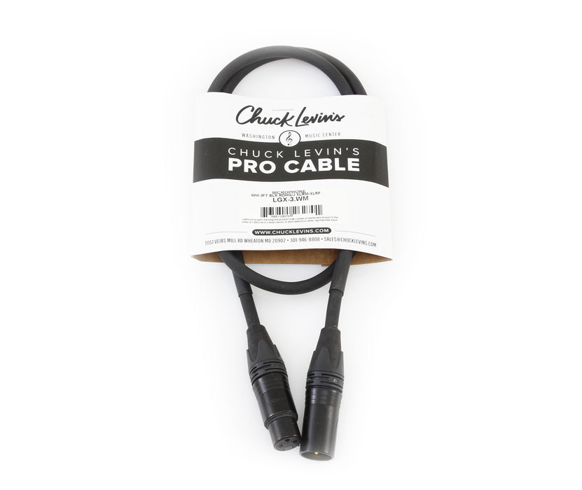 Chuck Levin's Premium Microphone Cable -3ft