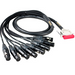 Mogami Gold DB25-XLRF 8-Channel Analog Interface Cable - 5-Foot