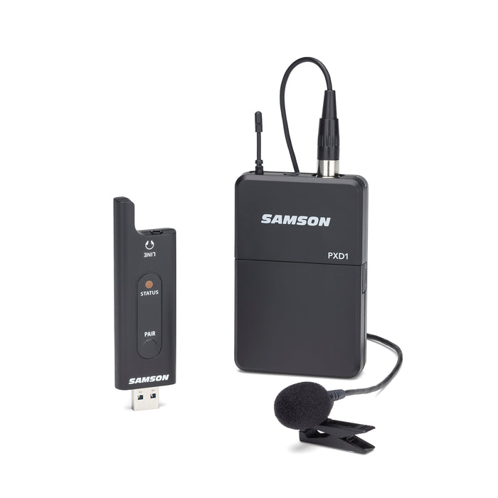 Samson XPD2 Lavalier USB Wireless Microphone System - Mint, Open Box