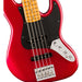 Fender American Ultra II Jazz Bass V Electric Bass Guitar, Maple Fingerboard - Sinister Red