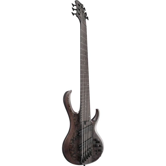 Ibanez 2022 BTB806 Bass Workshop BTB 6-String Multi Scale Bass Guitar - Transparent Gray Flat