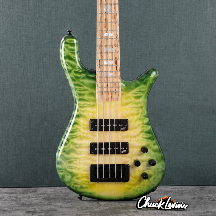 Spector USA Custom NS-5XL 5-String Bass Guitar - Alien Glow - CHUCKSCLUSIVE - #603