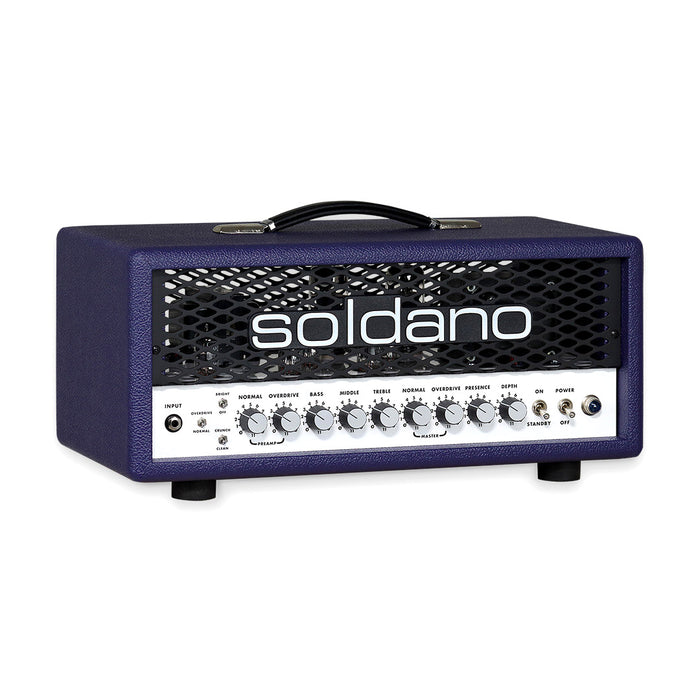 Soldano SLO-30 Custom 30W Tube Amplifier Head - Custom Purple Tolex - New