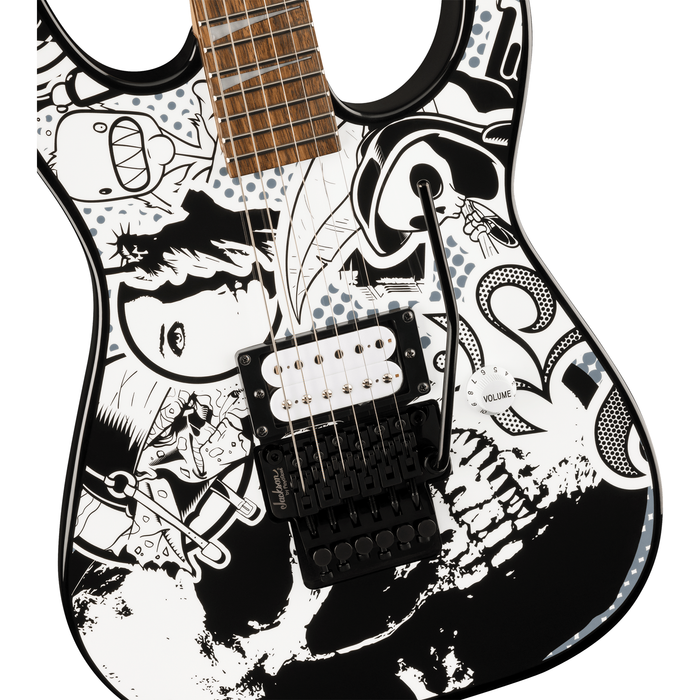 Jackson X Series Dinky® DK1 H, Laurel Fingerboard Electric Guitar - Skull Kaos