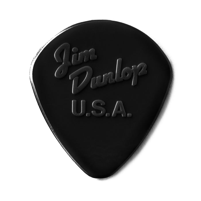 Dunlop 47P2S Stiffo Nylon Jazz II Guitar Pick - 1.18mm - Black (6-Pack)