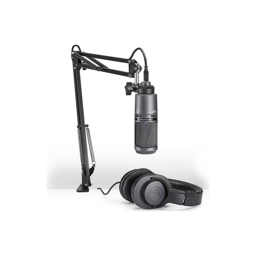 Audio-Technica AT2020USB+PK Podcasting USB Microphone Bundle - New