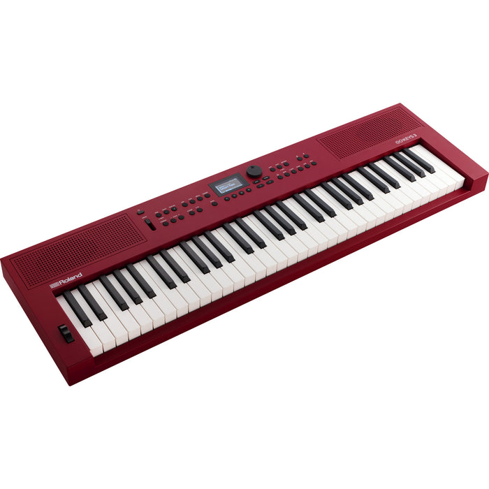 Roland GO:KEYS 3 61-Key Touch-Sensitive Portable Keyboard - Red - New