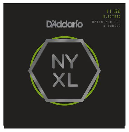 D'Addario NYXL1156 Nickel Wound Electric Guitar Strings, Medium Top / Extra-Heavy Bottom, 11-56