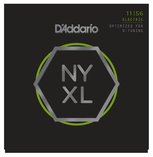 D'Addario NYXL1156 Nickel Wound Electric Guitar Strings, Medium Top / Extra-Heavy Bottom, 11-56