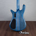 Spector Euro4 LT Bass Guitar - Exotic Poplar Burl Blue Fade - CHUCKSCLUSIVE - #]C121SN 21046