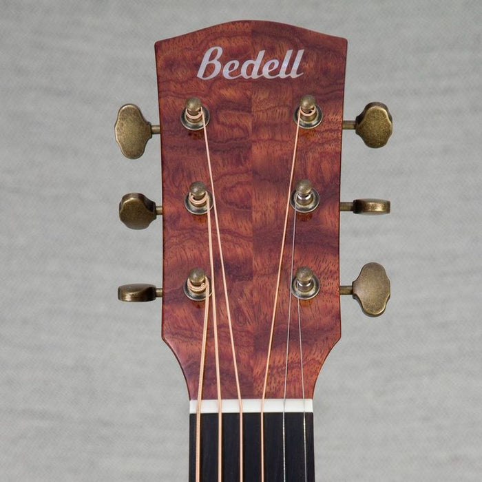 Bedell Seed to Song Parlor Acoustic Guitar - Quilt Bubinga and Sitka Spruce - Triple Burst Finish - CHUCKSCLUSIVE - #1122009