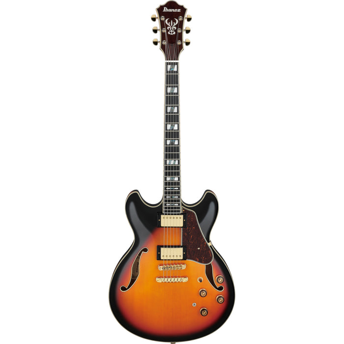 Ibanez 2022 AS113 Artstar Semi-Hollow Guitar - Brown Sunburst