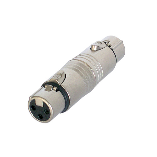 Neutrik NA3FF Adapter - 3 Pin Female XLR To 3 Pin Female XLR