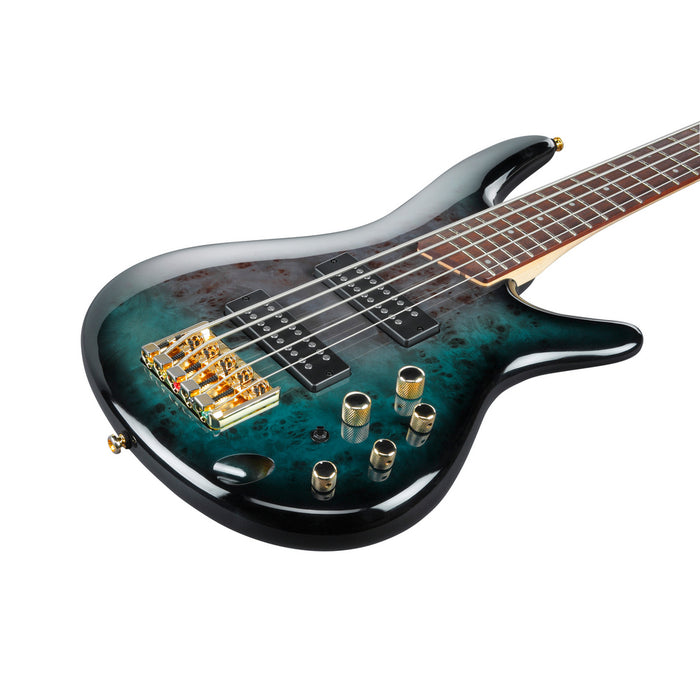 Ibanez 2022 SR405 SR Standard 5-String Bass Guitar - Tropical Seafloor Burst - New